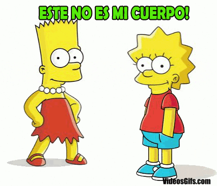 Playing to Assemble Lisa and Bart Simpson - VideosGifs.Net