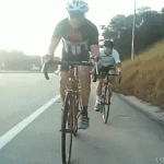 Vuelta 360 en bicicleta