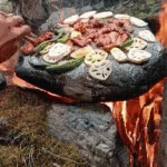 Cocinando en piedra