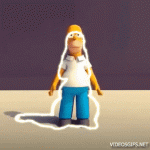 Captura a Homero Bailando Reguetón