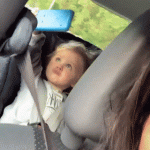 Niño haciéndose una selfie en el carro