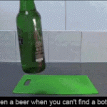 How to open a bottle without bottle opener