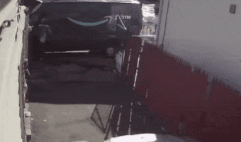 Amazon driver loves his job