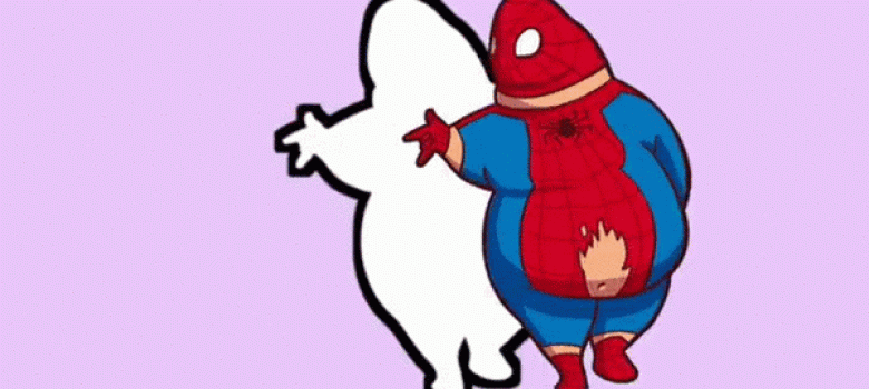 Catch Fat Spiderman
