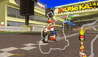 Catch Mario Bros on the Motorcycle