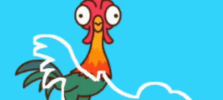 Catch the chicken eating