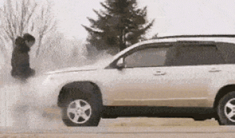 Grill in the car