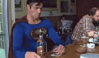 Drunk Superman