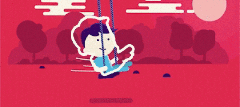 Catch the boy on the swing