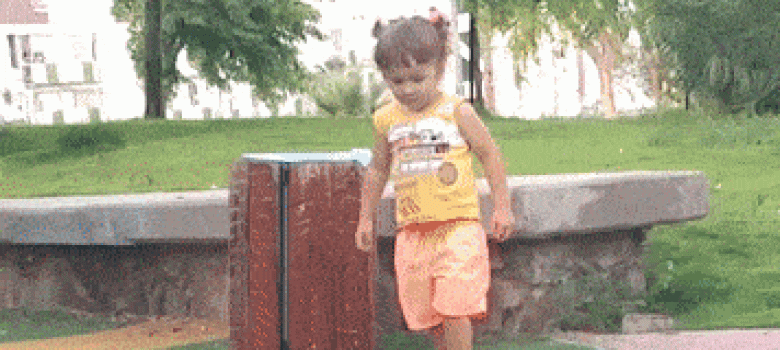 Karma with little girl and cat