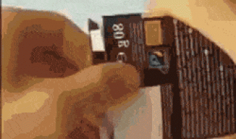Cell phone in chocolate box