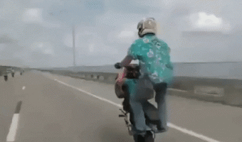 Cool wheelie bro