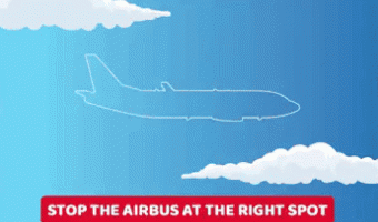 Stop the Plane at the exact moment