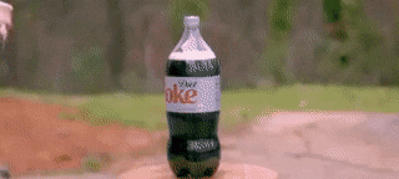 Sword vs Coca Cola bottle