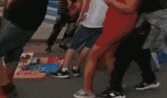Everyone dances