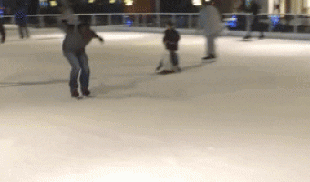 Ice skating