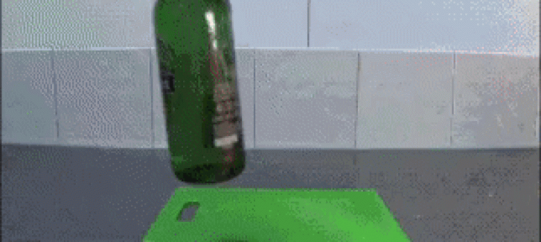 How to open a bottle without bottle opener