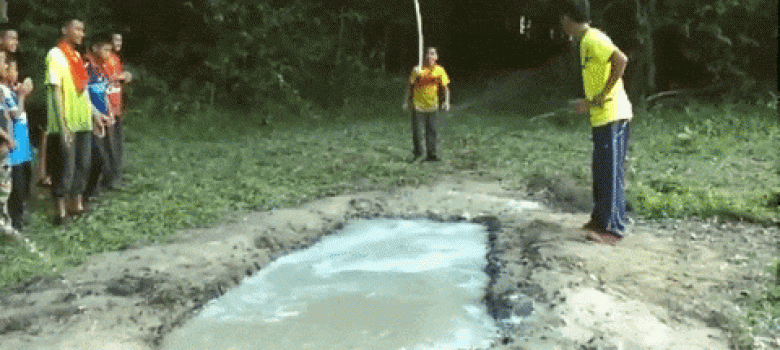 Jump in the puddle