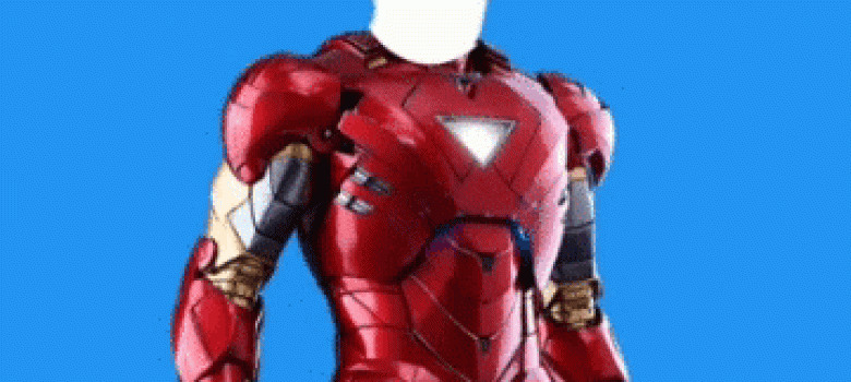 Put your face to Iron Man