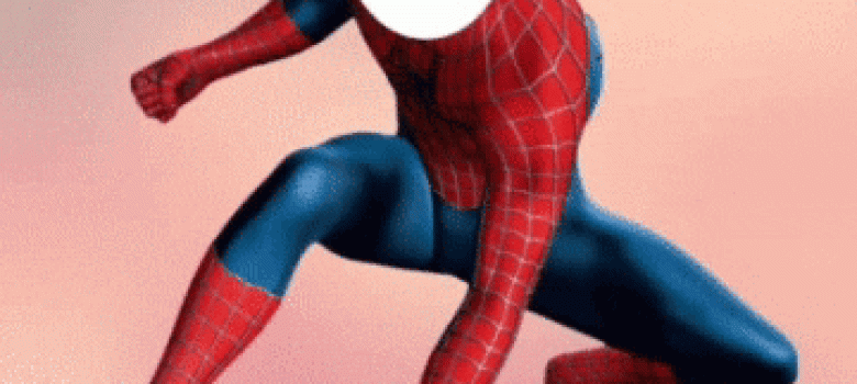 Put your face to spider man