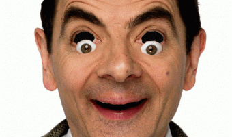 Put your eyes on Mr Bean