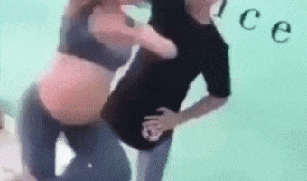 Pregnant Woman Dancing