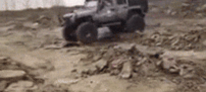 Testing skills with 4×4 truck