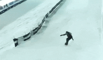 Incredible snowboarding