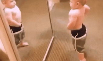 Strong little man