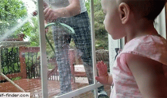 Baby Scare with Water