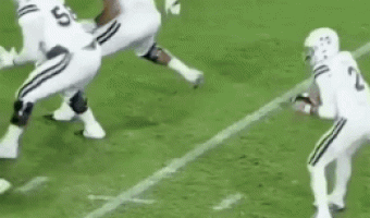 This incredible football play