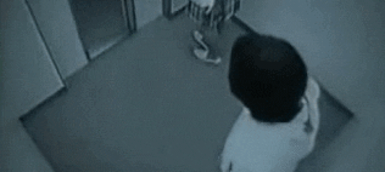 Trying to rob an elevator
